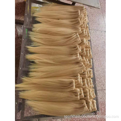 613 Blonde Virgin Human Hair,613 Cuticle Aligned Hair Bundles With Frontal,Blonde Virgin Human Hair 613 Bundles With Closure
